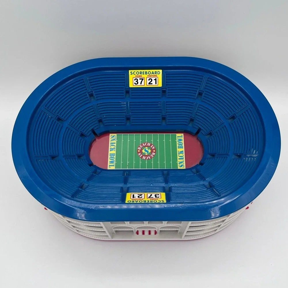 Vintage 1998 Stadium Snack Bowl Football‎ Stadium Shaped Serving Dish – Tailgate